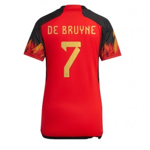 Belgien Kevin De Bruyne #7 Hemmatröja Dam VM 2022 Kortärmad